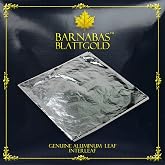 Barnabas Imitation Silver Leaf 100 Loose Sheets 5.5" for Crafts