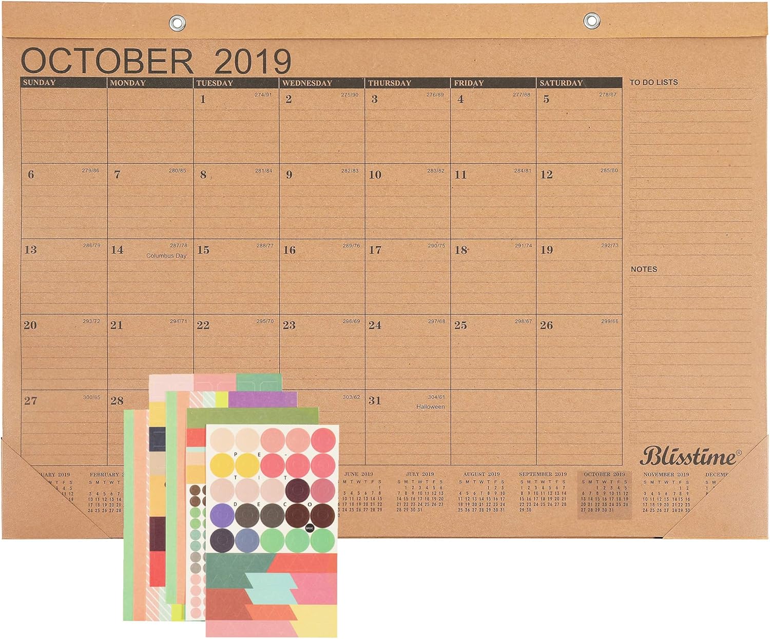 Best 2019 Desk Calendar 12X17