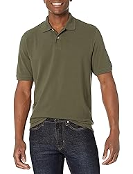 Amazon Essentials Men's Regular-Fit Cotton Pique