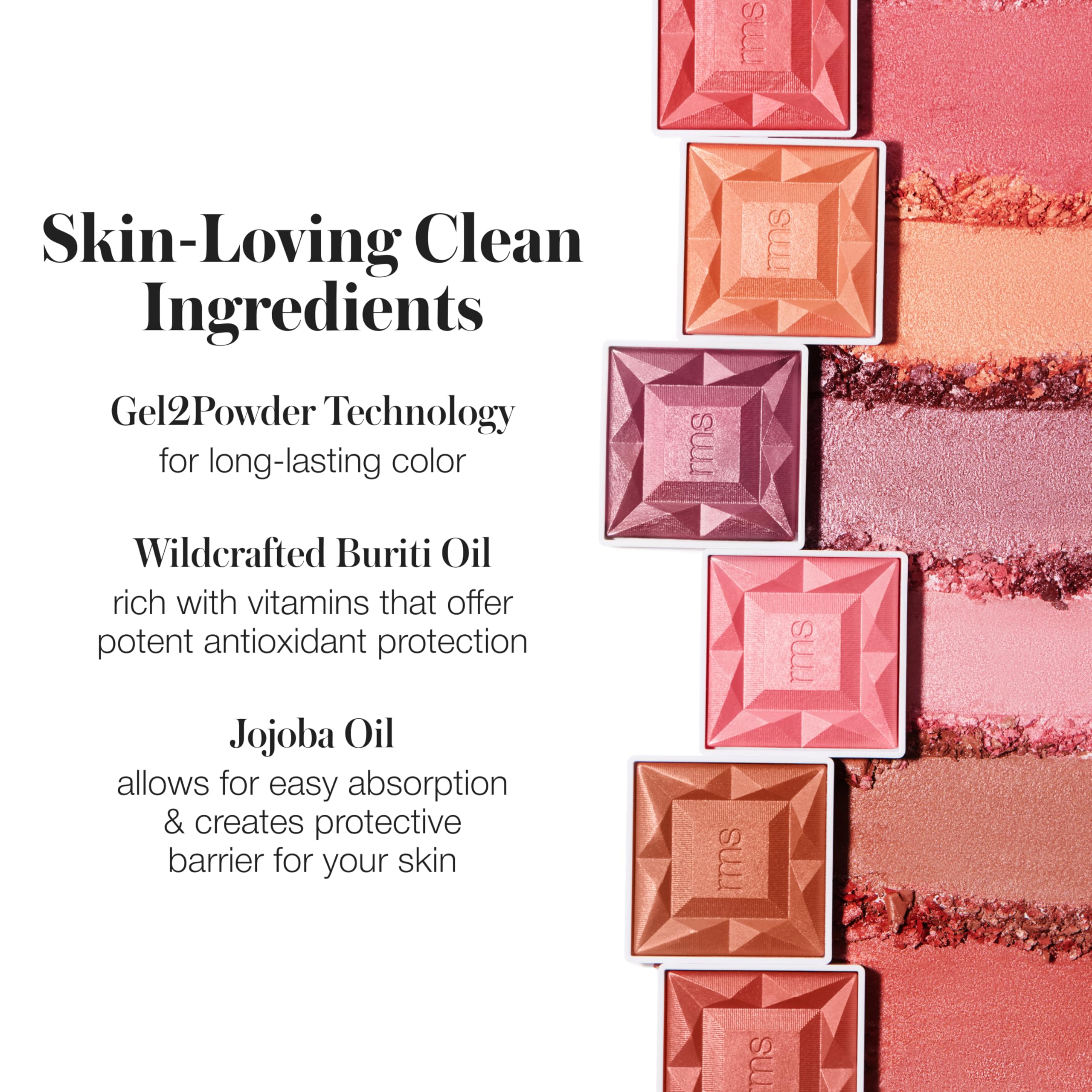 RMS Beauty Redimension Hydra Powder Blush – Hydrating Mineral Powder Blush with Buildable Natural Color, Lightweight Long-Lasting Finish, Clean & Cruelty-Free 0.15 oz