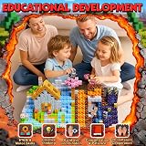 COOLJOYA 300pcs Magnetic Blocks Montessori STEM Learning Toy view 5