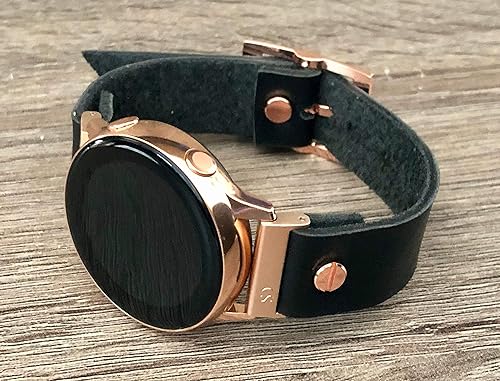 galaxy watch rose gold strap