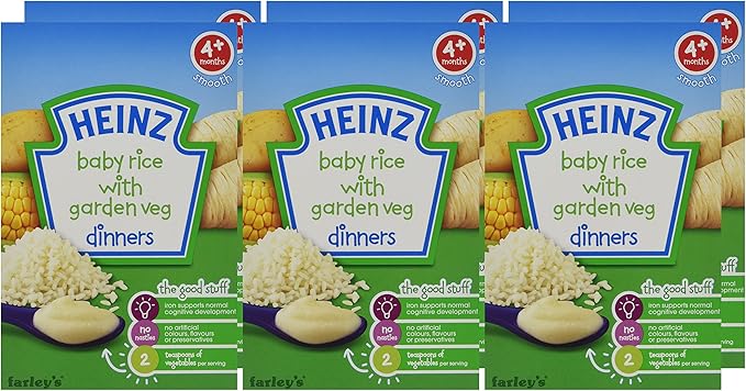 heinz baby rice with garden veg