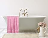 Utopia Towels Premium Jumbo Bath Sheet 90 x 180 cm 2 Pack Pink view 8
