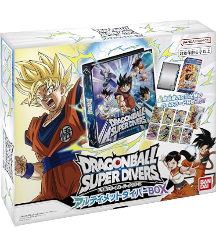 ドラゴンボール SUPER DIVERS 40th BOX Bandai Dragon Ball Super Divers Official Deck Case - 40th
