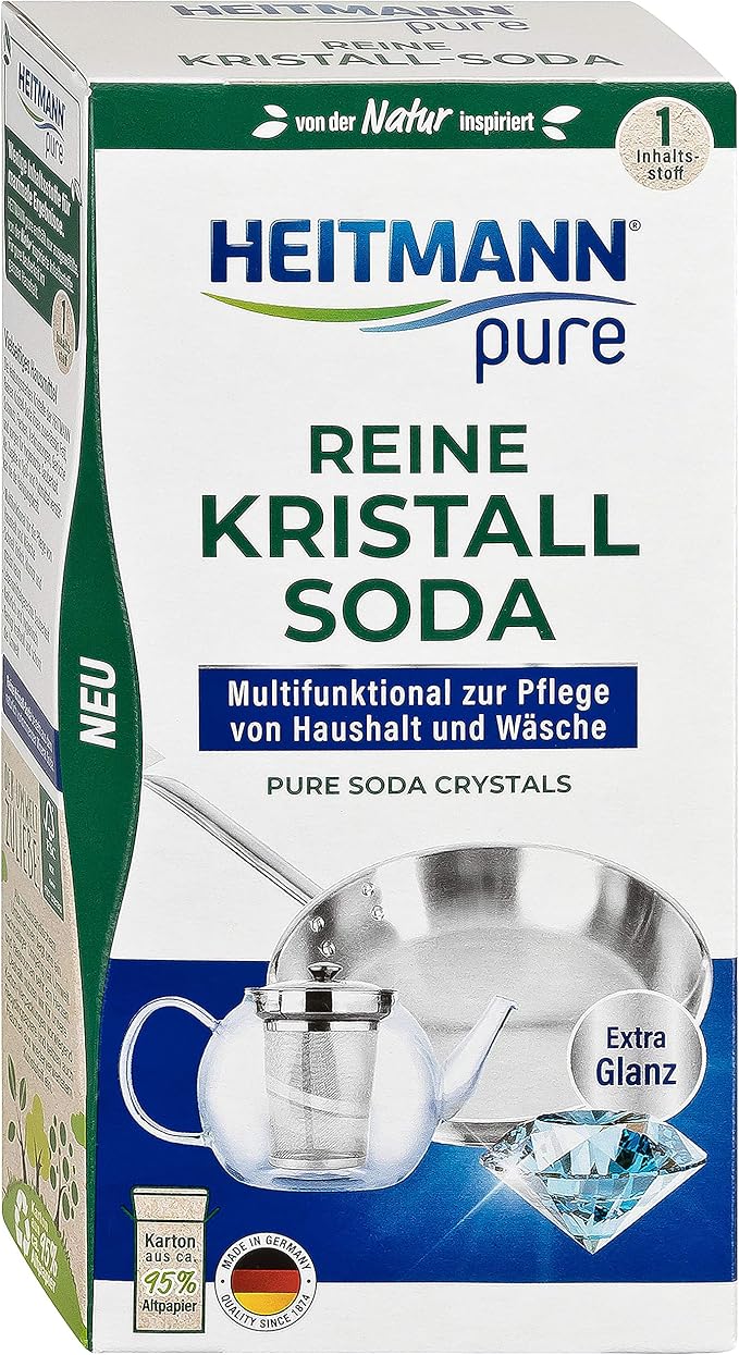 HEITMANN pure Pure Crystal Soda Ecological Detergent for Home, Add to