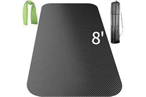 TONINT Large Exercise Mat,Exercise Equipment Mat,Treadmill Mat, Exercise Bike Mat, Workout Mats for Home Gym Mats Gym Flooring Rubber Workout Mat Fitness Mat Large Yoga Mat Cardio Mat for Weightlifting, Jump Rope, Non-slipping