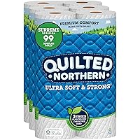 Quilted Northern Ultra Soft & Strong Toilet Paper, 24 Supreme Rolls = 99 Regular Rolls, 2-ply Bath Tissue