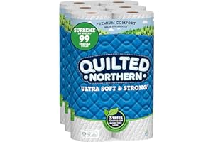 Quilted Northern Ultra Soft & Strong Toilet Paper, 24 Supreme Rolls = 99 Regular Rolls, 2-ply Bath Tissue,8 Count (Pack of 3)