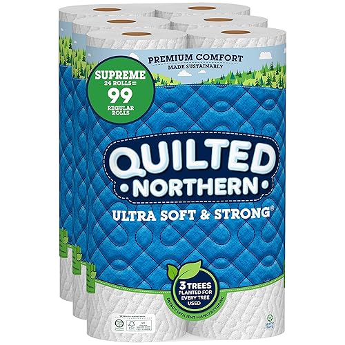 Quilted Northern Ultra Soft Strong Toilet Paper, 24 Supreme
