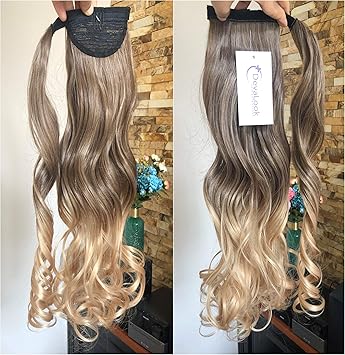 Amazon Com 20 22 Long One Piece Straight Curly Wavy Clip In