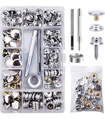 Lot De 10 Kits De Fixation De Boutons Rotatifs De Qualité Marine Avec