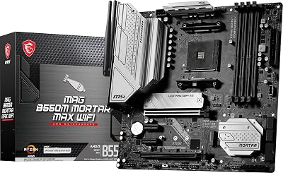 MSI MAG B550M Mortar Max WiFi Motherboard AM4 Ryzen DDR4 PCIe 4.0