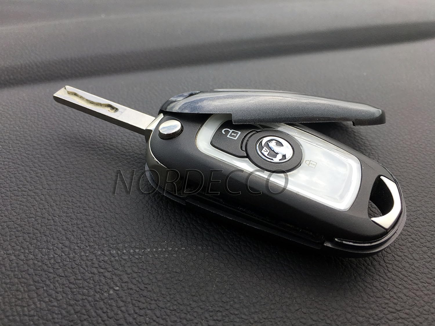 Opel ABS Hard Shell Car Key Case Compatible with Opel Mark 7 Astra Design Elite Tech Line Energy SRI 2016 2017 (Grey) - Image 4
