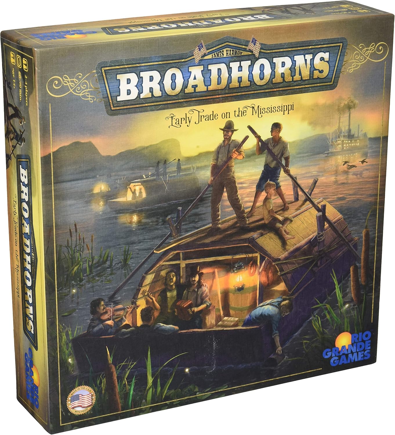Rio Grande Games Broadhorns, Multicoloured, Small