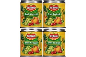 Del Monte Canned Fruit Cocktail in Heavy Syrup, 8.5 Ounce (Pack of 4)