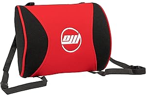 OpenWheeler Lumbar and Neck Pillow (Red, Lumbar)