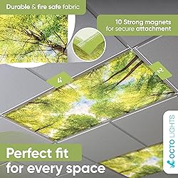 Magnetic Tree Cover for Fluorescent Or LED Fixture