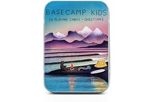 BASECAMP CARD CO. Basecamp Cards: Kids Edition Conversation Starters - 52+2 Family Friendly Unique Questions - Family Conversation Cards - Playing Cards - Fun Family Activity