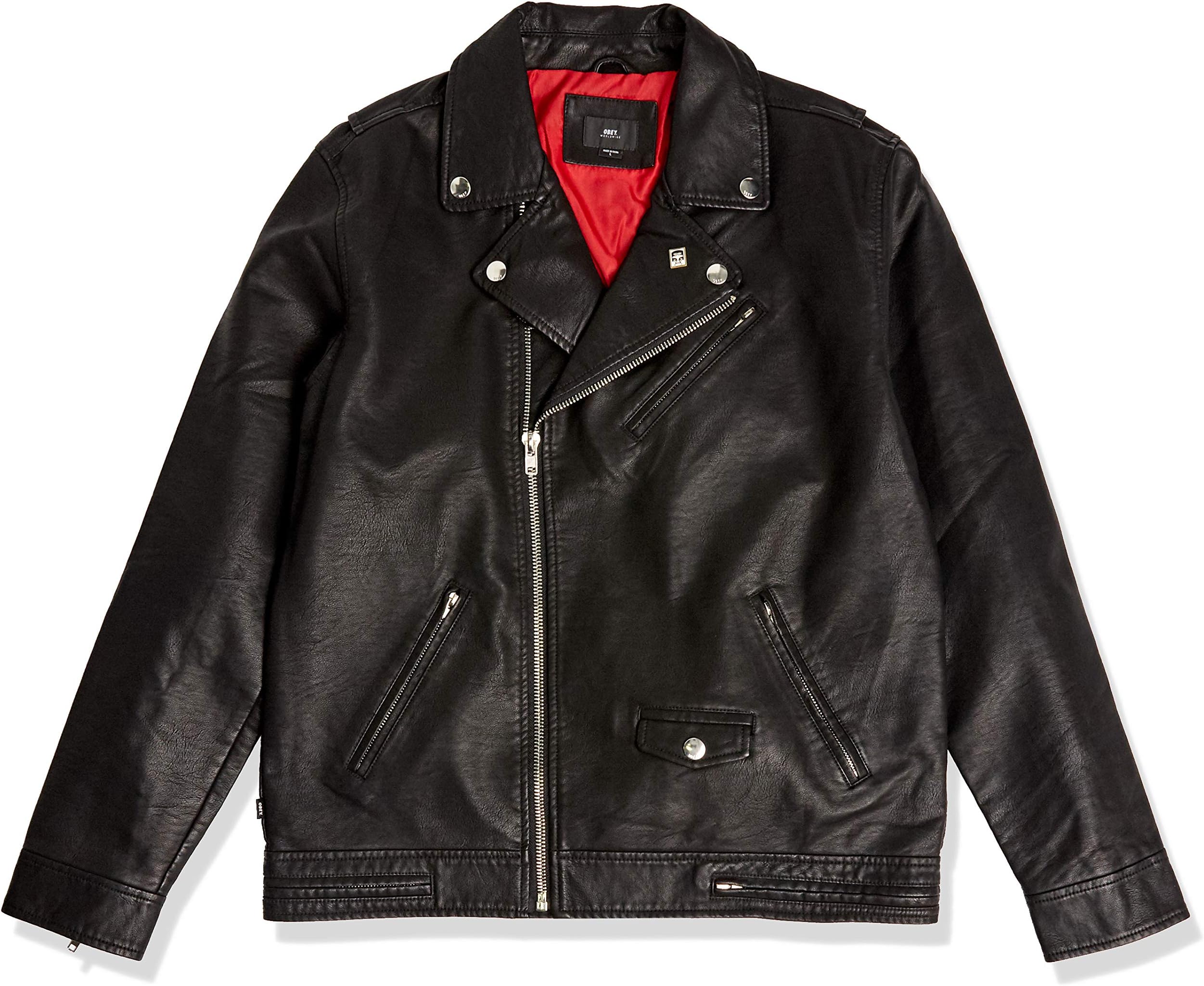 Obey Men's Bastards Polyurethane Jacket