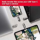 SanDisk Ultra Dual Drive Luxe 32GB USB-C USB-A Flash Drive 150MB/s view 3