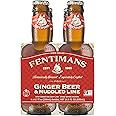 Fentimans Sparkling Ginger Beer & Muddled Lime - Ginger Beer Non Alcoholic, Ginger Ale, Mixer, Craft Soda, No Artificial Flavors - 6.7 Fl Oz (4 Pack)