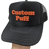 Custom Text Puff Print Trucker Hat Add Your Text Hat Personalized Trucker Hat