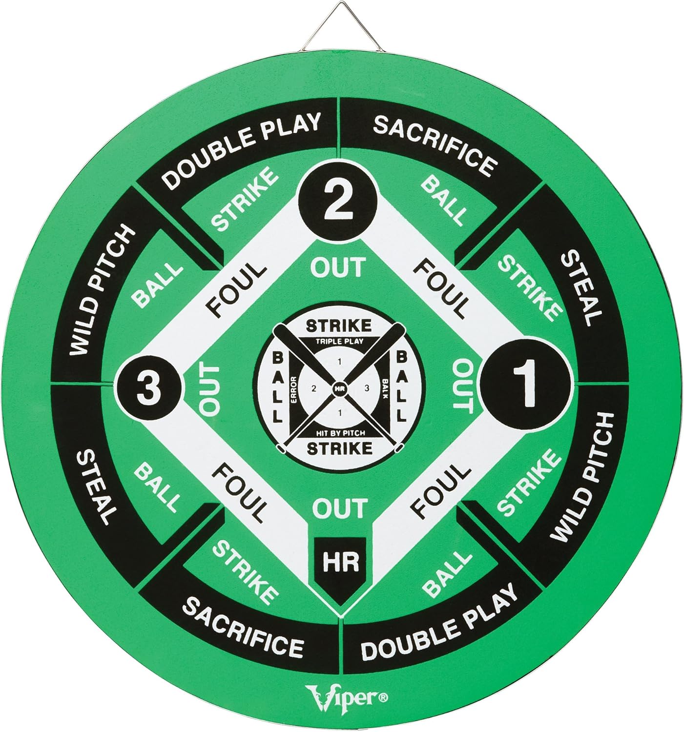 Viper Double Play 2-in-1 Baseball Dartboard with Darts : Sports & Outdoors