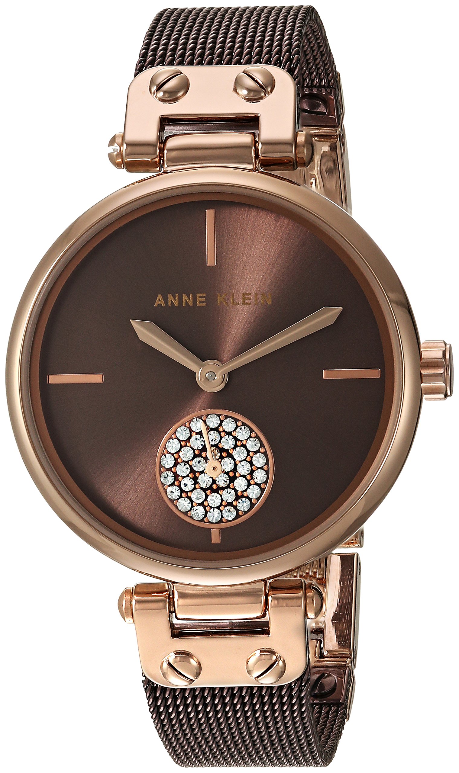 Anne Klein Women Analog Japanese Quartz Watch with Stainless Steel Strap AK/3001RGBN — image 1
