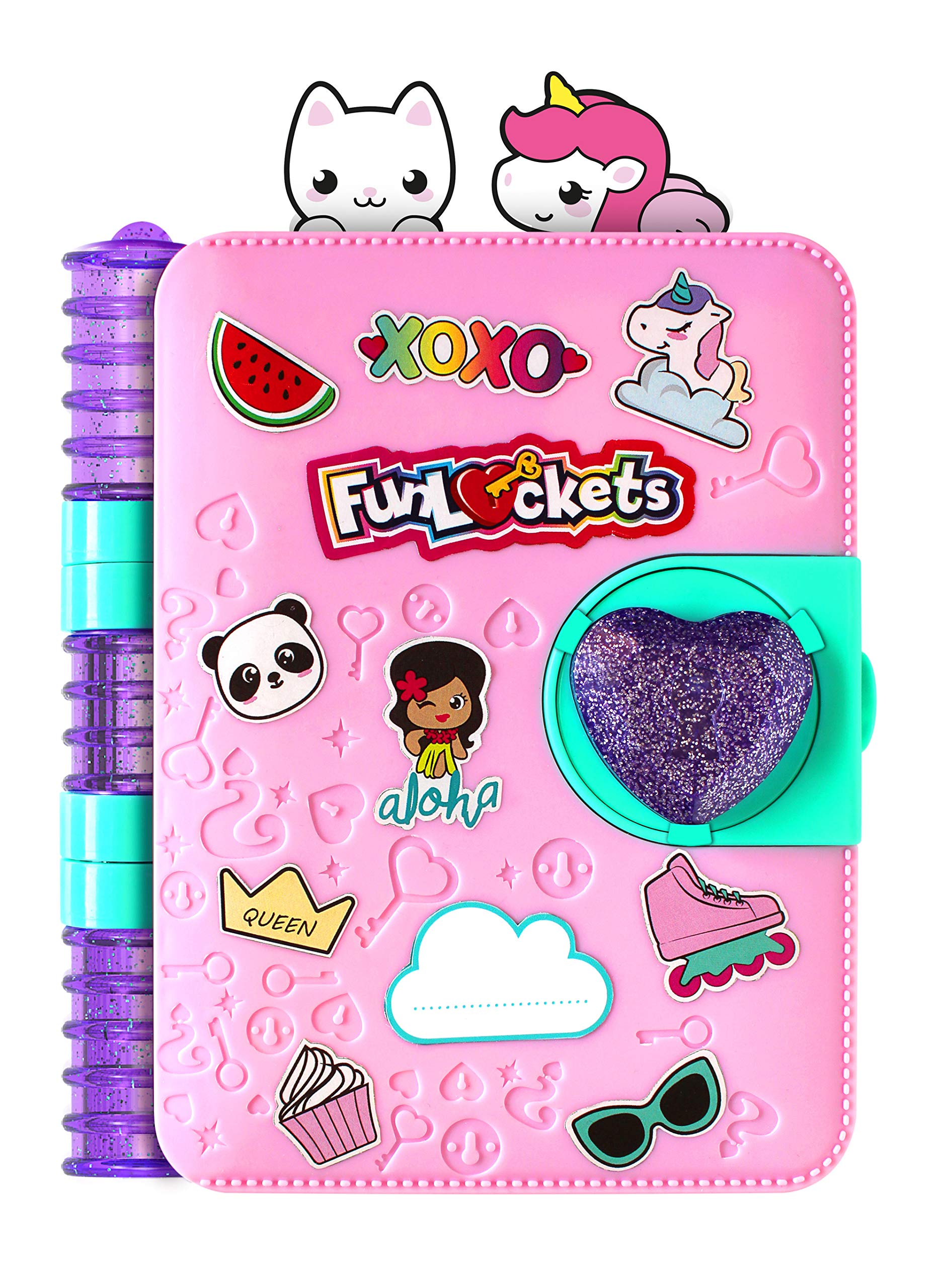 FUNLOCKETS Secret Diary with over 30 surprises and accessories.