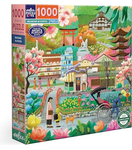 Puzzle 1000 pièces - Spring Bouquet - Boutique Paris - Eeboo