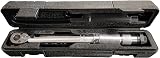 Draper 1/4" Sq Drive Torque Wrench 5-25Nm Micrometer Reversible Mechanics Tool view 3