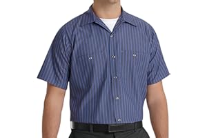 Red Kap Men's Performance Tech 2 Piece Lined Collar Shirt