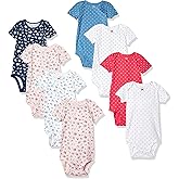 Carter's Baby Girls 8-pack Short-sleeve Bodysuits