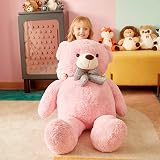 IKASA Giant Teddy Bear 120cm Soft Plush Pink Toy EN71 ASTM Safe view 7