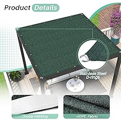 SunnyRoyal 23'x40' Sun Shade Sail Straight Edge