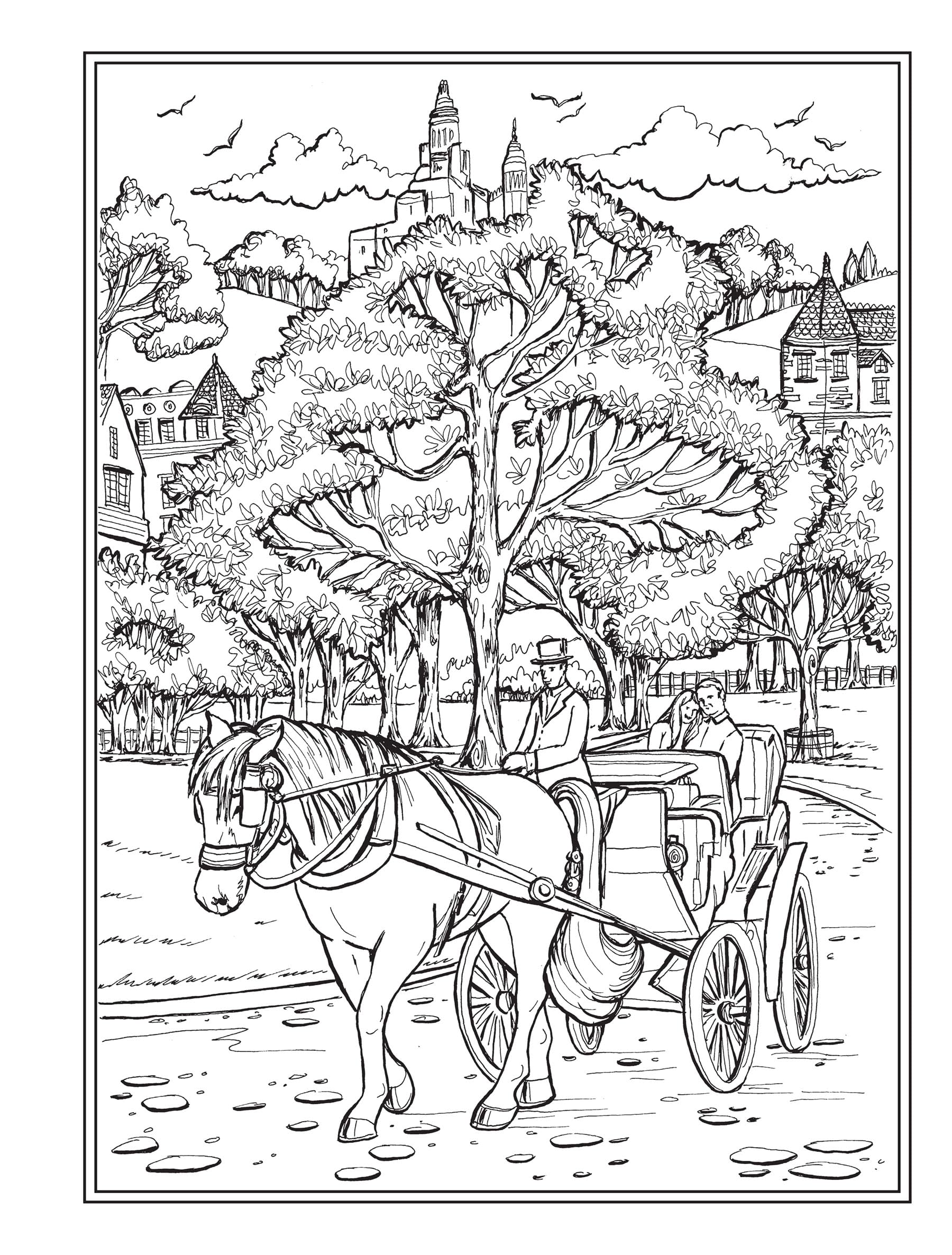 Mua Adult Coloring Romantic Country Scenes Coloring Book (Adult Coloring Books: In The Country ...