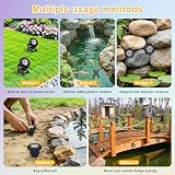 NATPOW RGB Underwater Pond Lights 6 LEDs IP68 5V Submersible w/ APP Remote view 3