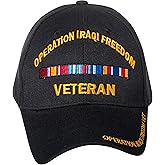 Artisan Owl Operation Enduring Freedom (OEF) Veteran Embroidered Black Baseball Cap