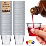 volila 300 Pack 30ml Disposable Medicine Cups Translucent PP view 1