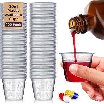 volila 300 Pack 30ml Disposable Medicine Cups Translucent PP