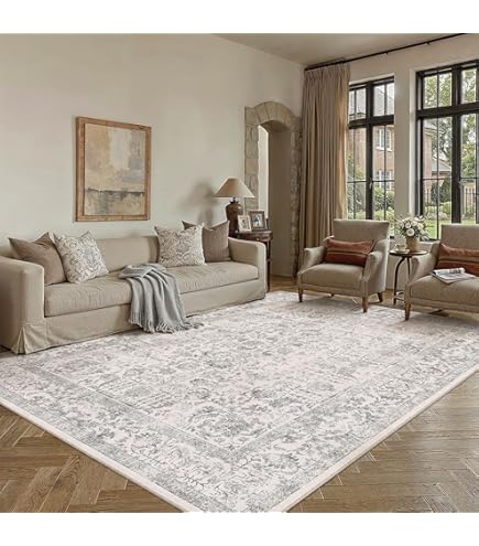 Amazon.com: Ikea VEDBÄK rug, low pile, 133x195 cm, light grey