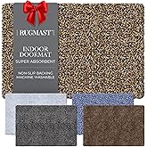 RugMast Premium Microfiber Indoor Door Mat – 20"x30" Washable Entry Mat, Non-Slip, Waterproof Backing, Super Absorbent, Low Profile Entryway Doormat for Indoor Entrance