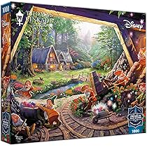 ディズニー ⭐️ Ceaco - Disney - Thomas Kinkade - Mickey & Minnie in Japan - 1000