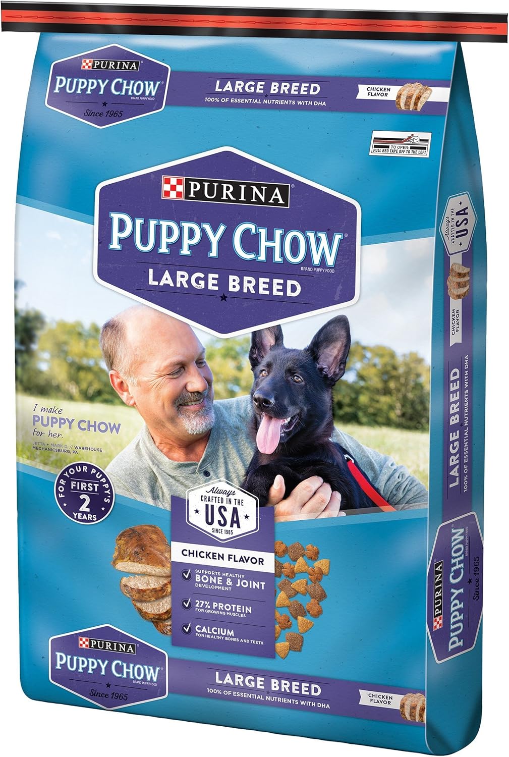 purina dog chow large breed puppy