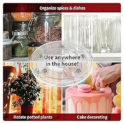TROOPS BBQ 9” Lazy Susan Turntable Organizer for