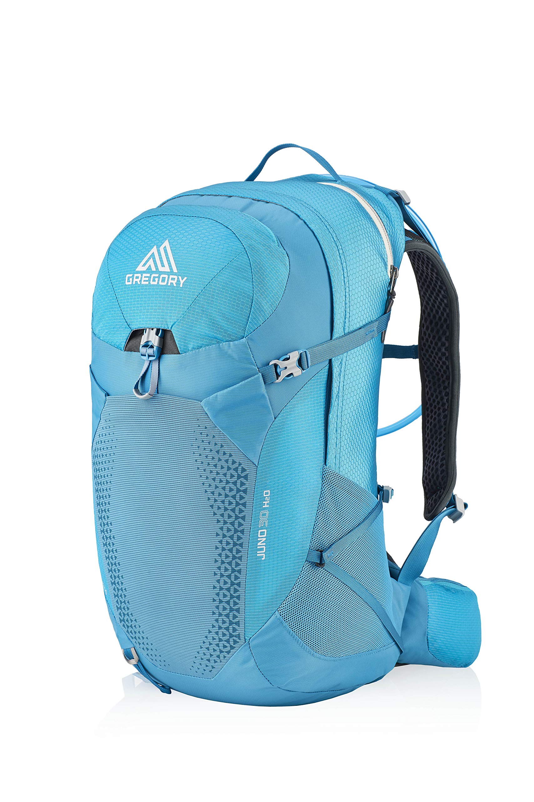 Photo 1 of Gregory Juno 30L H2O Women's Day Hiking/Backpacking Hydration Backpack with Included Reservoir, Breathable Backpanel and Shoulder Harness, Plus Size, Laguna Blue