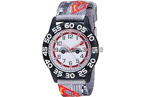 EWATCHFACTORY Red Balloon Kids' Plastic Time Teacher Analog Quartz Nylon Strap Watch
