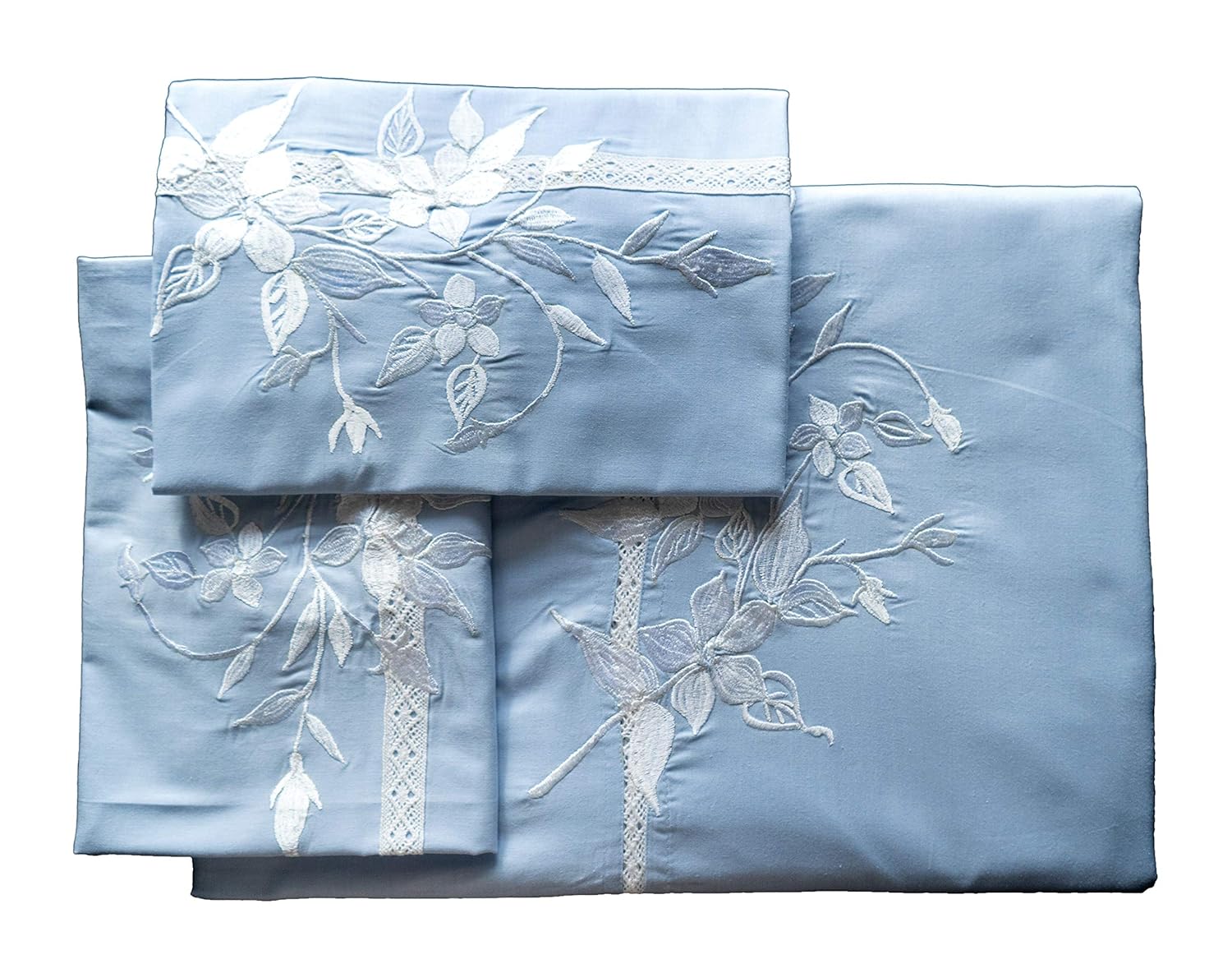 Embroidered Bed Sheet Amazon.in Home & Kitchen