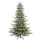 Puleo International 7.5 Foot Pre-Lit Aspen Fir